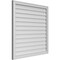 Ekena Millwork Vertical Surface Mount PVC Gable Vnt: Non-Functional, w/2"W x 1-1/2"H, Brickmould Frame, 38"W x 38"H GVPVE38X3802SN - alternate 3